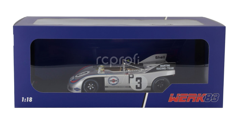 Werk83 Porsche 908/03 N 3 Winner 1000km Nurburgring 1971 Leford Larrousse 1:18 Silver
