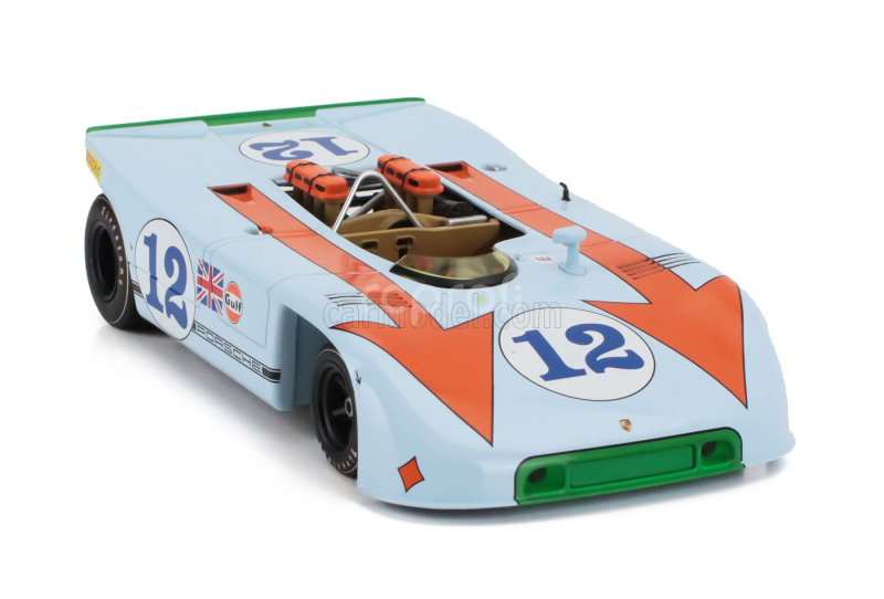 Werk83 Porsche 908/03 Spider Team Gulf N 12 Winner Targa Florio 1970 Jo Siffert - Brian Redman 1:18 Světle Modrá Oranžová