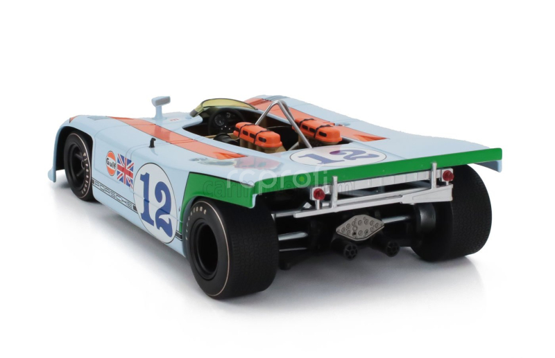 Werk83 Porsche 908/03 Spider Team Gulf N 12 Winner Targa Florio 1970 Jo Siffert - Brian Redman 1:18 Světle Modrá Oranžová