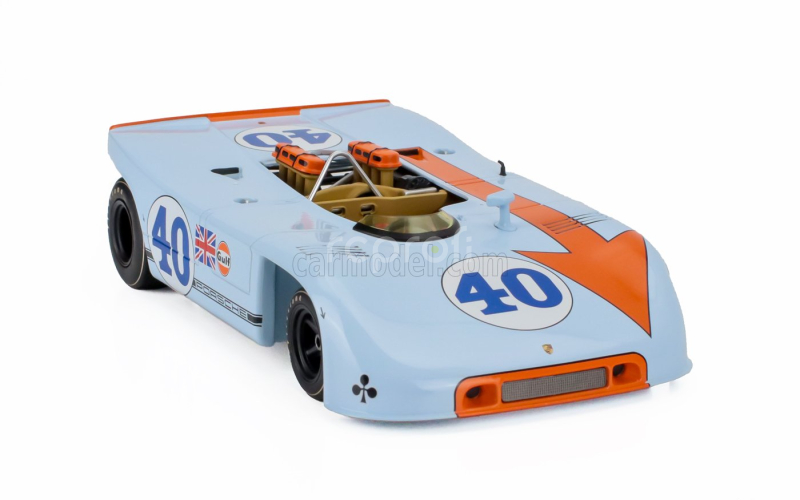 Werk83 Porsche 908/03 Spider Team John Wyer Automotive Engineering Gulf N 40 2nd Targa Florio 1970 Pedro Rodriguez - Leo Kinnunen 1:18 Světle Modrá Oranžová