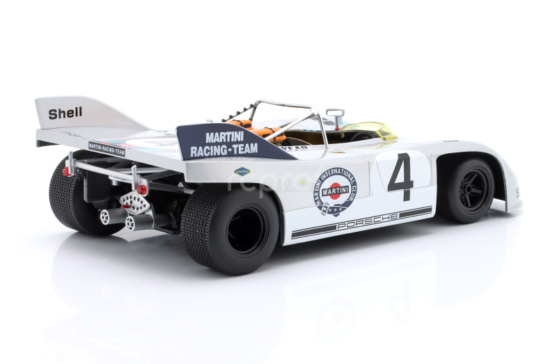 Werk83 Porsche 908/3 Spider Team Martini Racing N 4 3rd 1000km Nurburgring 1971 Helmut Marko - Gijs Van Lennep 1:18 Stříbrná Červená Modrá