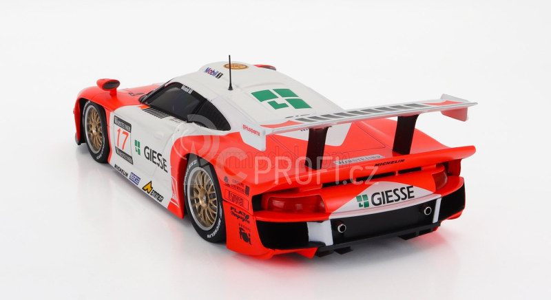 Werk83 Porsche 911 3.2l Gt1 Evo Team  N 17 Fia Gt Championship 1997 Emmanuel Collard - Mauro Baldi 1:18 Červená Bílá