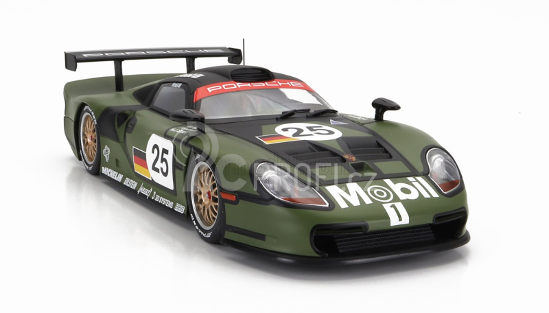 Werk83 Porsche 911 3.2l Gt1 Evo Team Porsche Ag N 25 Pre Qualifying 24h Le Mans 1997 T.boutsen - H.j.stuck - Y.dalmas 1:18 Zelená