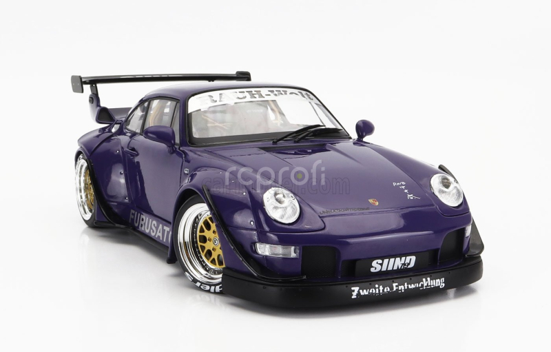 Werk83 Porsche 911 993 Rwb Rauh-welt Furusato Coupe 1995 1:18 Purple
