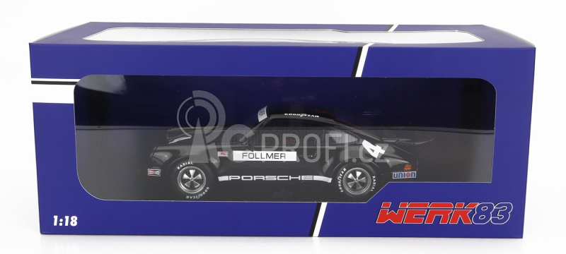 Werk83 Porsche 911 Carrera 3.0 Rsr N 14 Iroc Riverside 1973 George Follmer 1:18 Black