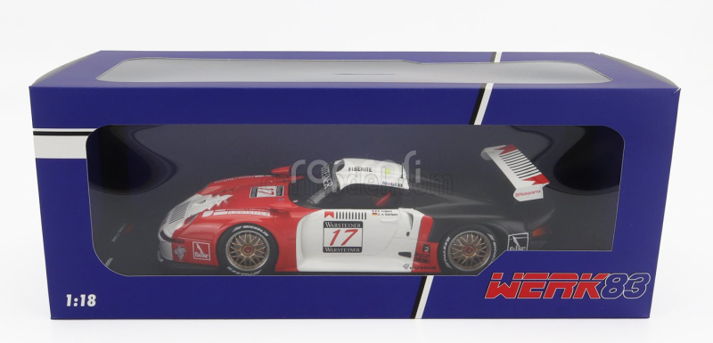 Werk83 Porsche 911 Gt1 3.2l Turbo Team Societe Jb N 17 Fia Gt Nurburgring 1997 E.collard - J.von Gartzen 1:18 Červená Bílá