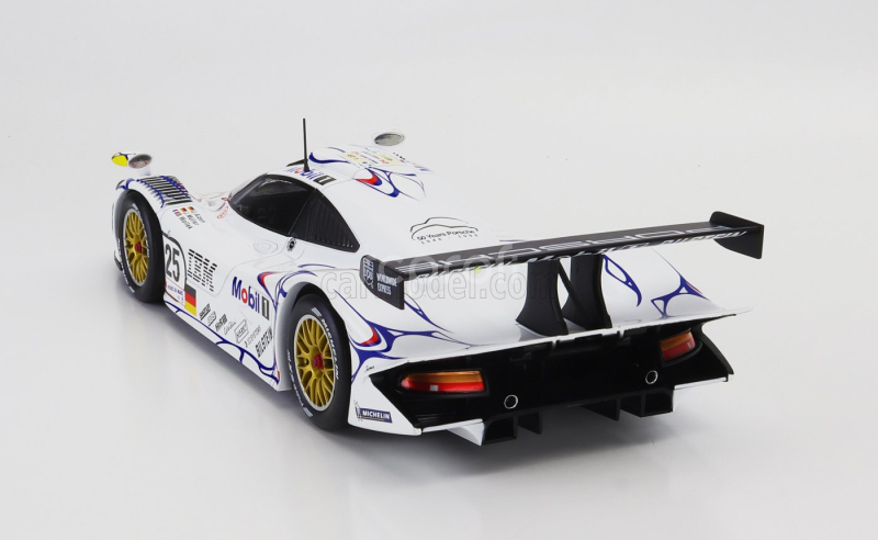 Werk83 Porsche 911 Gt1-98 3.2l Turbo Team Porsche Ag Mobil-1 N 25 2nd 24h Le Mans 1998 Uwe Alzen - Jorg Muller - Bob Wollek 1:18 Bílá Modrá Červená