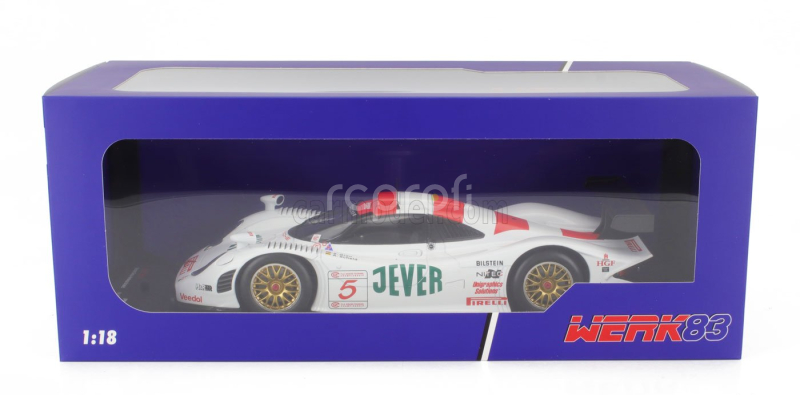 Werk83 Porsche 911 Gt1-98 3.2l Turbo Team Zakspeed Racing N 5 4th Fia Gt Championship Oschersleben 1998 Alexander Grau - Andreas Sheld 1:18 Bílá Červená Zelená