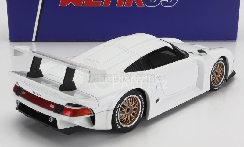 Werk83 Porsche 911 Gt1 Plain Body Version 1996 1:18 Bílá