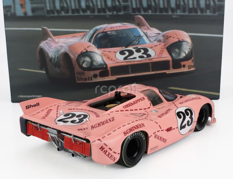 Werk83 Porsche 917/20 4.9l Team Martini International Racing Pink Pig N 23 24h Le Mans 1971 Reinhold Joest - Willi Kauhsen 1:12 Pink