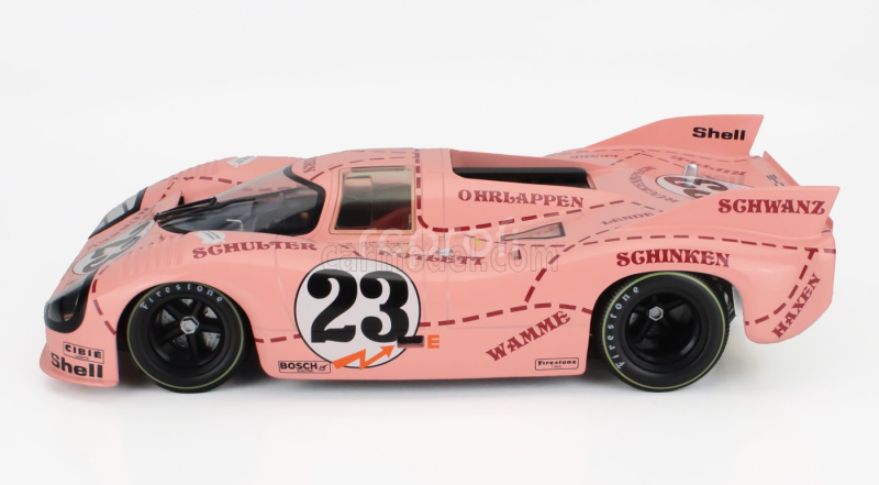 Werk83 Porsche 917/20 4.9l Team Martini International Racing Pink Pig N 23 24h Le Mans 1971 Reinhold Joest - Willi Kauhsen 1:12 Pink