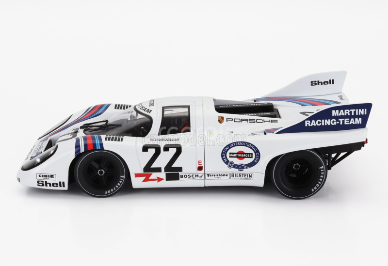 Werk83 Porsche 917k 4.9l Team Martini Racing N 22 Winner 24h Le Mans 1971 Helmut Marko - Gijs Van Lennep 1:18 Bílá Modrá