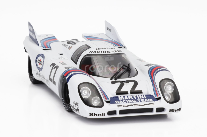 Werk83 Porsche 917k 4.9l Team Martini Racing N 22 Winner 24h Le Mans 1971 Helmut Marko - Gijs Van Lennep 1:18 Bílá Modrá