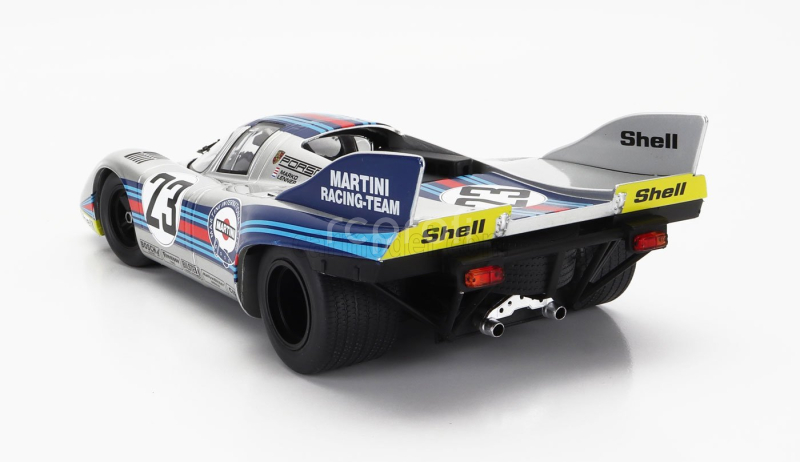 Werk83 Porsche 917k 4.9l Team Martini Racing N 23 1000km Spa 1971 Helmut Marko - Gijs Van Lennep 1:18 Stříbrná Červená Modrá Žlutá