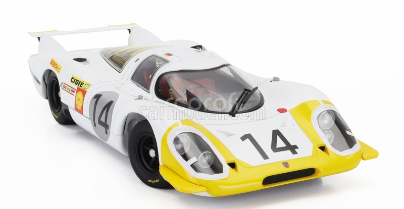 Werk83 Porsche 917lh 4.5l Team Porsche System Engeneering N 14 24h Le Mans 1969 Rolf Stommelen - Kurt Ahrens Jr. 1:18 Bílá Žlutá