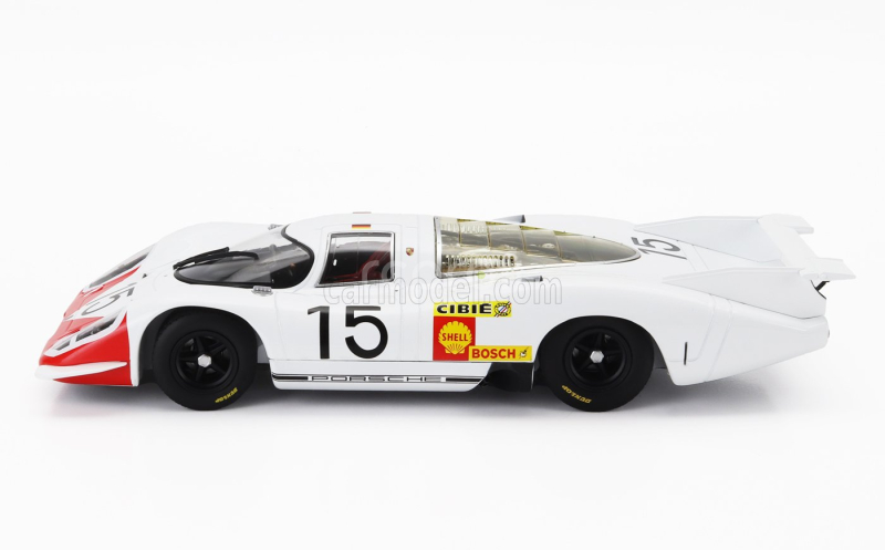Werk83 Porsche 917lh 4.5l Team Porsche System Engeneering N 15 24h Le Mans 1969 Herbert Linge - Brian Redman - Rudi Lins 1:18 Bílá Červená
