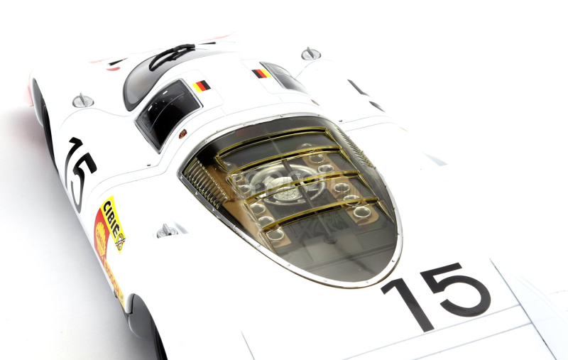 Werk83 Porsche 917lh 4.5l Team Porsche System Engeneering N 15 24h Le Mans 1969 Herbert Linge - Brian Redman - Rudi Lins 1:18 Bílá Červená