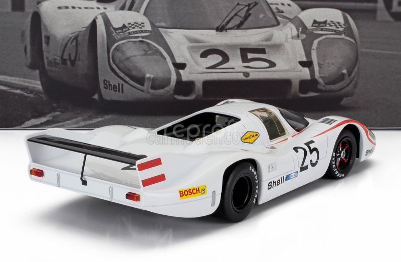 Werk83 Porsche 917lh 4.5l Team Porsche System Engeneering N 25 24h Lemans (pole Position) 1970 Vic Elford - Kurt Ahrens 1:18 Bílá