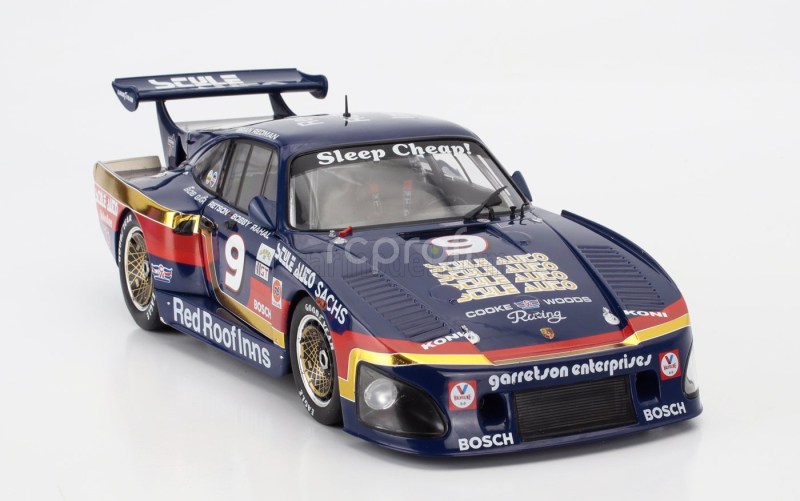 Werk83 Porsche 935 K3 3.2l Twin Turbo Team Garretson N 9 Winner 24h Daytona 1981 Bob Garretson - Bobby Rahal - Brian Redman 1:18 Modrá Zlatá Červená