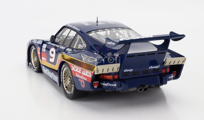 Werk83 Porsche 935 K3 3.2l Twin Turbo Team Garretson N 9 Winner 24h Daytona 1981 Bob Garretson - Bobby Rahal - Brian Redman 1:18 Modrá Zlatá Červená