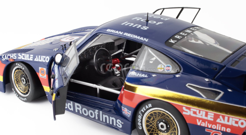 Werk83 Porsche 935 K3 3.2l Twin Turbo Team Garretson N 9 Winner 24h Daytona 1981 Bob Garretson - Bobby Rahal - Brian Redman 1:18 Modrá Zlatá Červená
