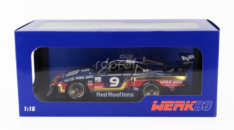 Werk83 Porsche 935 K3 3.2l Twin Turbo Team Garretson N 9 Winner 24h Daytona 1981 Bob Garretson - Bobby Rahal - Brian Redman 1:18 Modrá Zlatá Červená