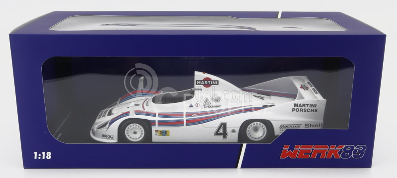 Werk83 Porsche 936/77 Team Martini Racing Porsche System N 4 Winner 24h Le Mans 1977 J.ickx - H.hywood - J.barth 1:18 Bílá Červená Modrá