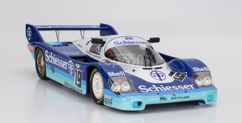 Werk83 Porsche 956b 2.6l Turbo Team Brun Motorsport N 19 1000km Spa 1985 Stefan Bellof - Thierry Boutsen 1:12 2 Tóny Modré Bílé