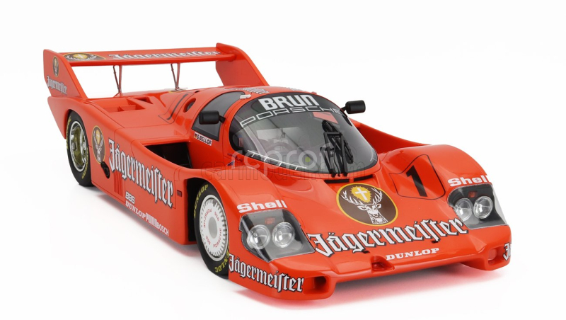 Werk83 Porsche 956b Jagermeister Team Brun Motorsport N 1 3rd 200 Miles Norisring 1984 Stefan Bellof 1:12 Orange
