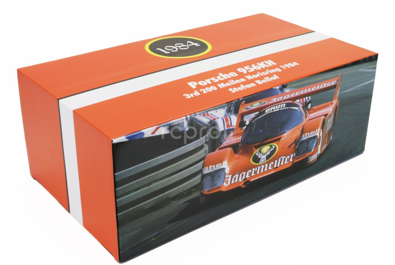 Werk83 Porsche 956b Jagermeister Team Brun Motorsport N 1 3rd 200 Miles Norisring 1984 Stefan Bellof 1:12 Orange