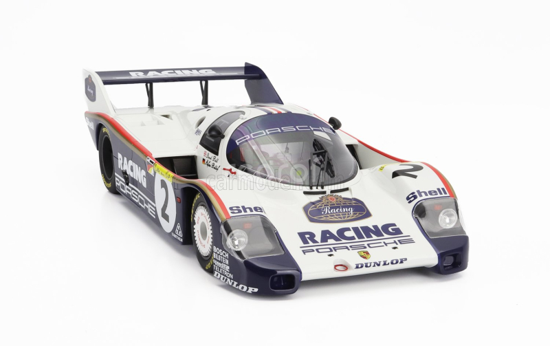 Werk83 Porsche 956k Team Porsche Racing N 2 1000km Nurburgring Record Lap Nordschleife 6:11,13 Min 1983 Stefan Bellof - Derek Bell 1:12 Bílá Modrá