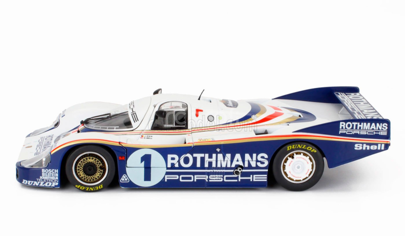 Werk83 Porsche 956lh 2.6l F6 Twin Turbo Team Rothmans Porsche System N 1 Winner 24h Le Mans 1982 Jacky Ickx - Derek Bell 1:18 Bílá Modrá