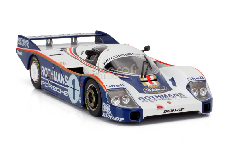 Werk83 Porsche 956lh 2.6l F6 Twin Turbo Team Rothmans Porsche System N 1 Winner 24h Le Mans 1982 Jacky Ickx - Derek Bell 1:18 Bílá Modrá
