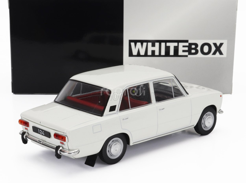 Whitebox Fiat 124 1970 1:24 Bílá