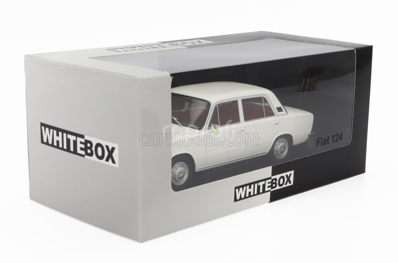 Whitebox Fiat 124 1970 1:24 Bílá