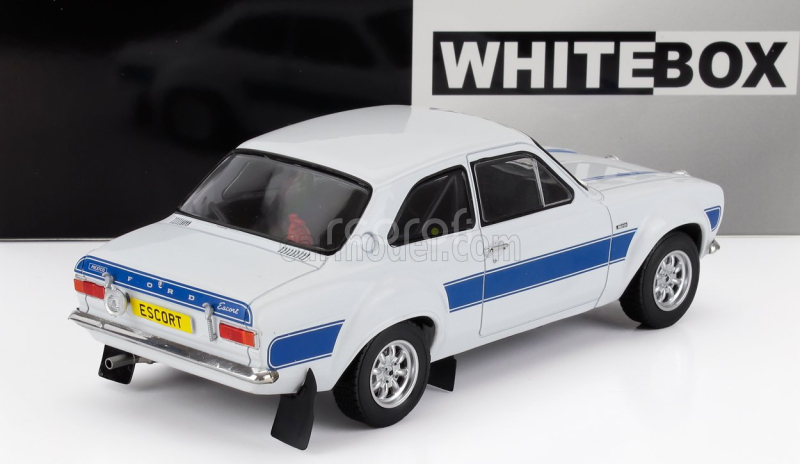 Whitebox Ford england Escort Mki Rs 2000 1973 1:24 Bílá Modrá