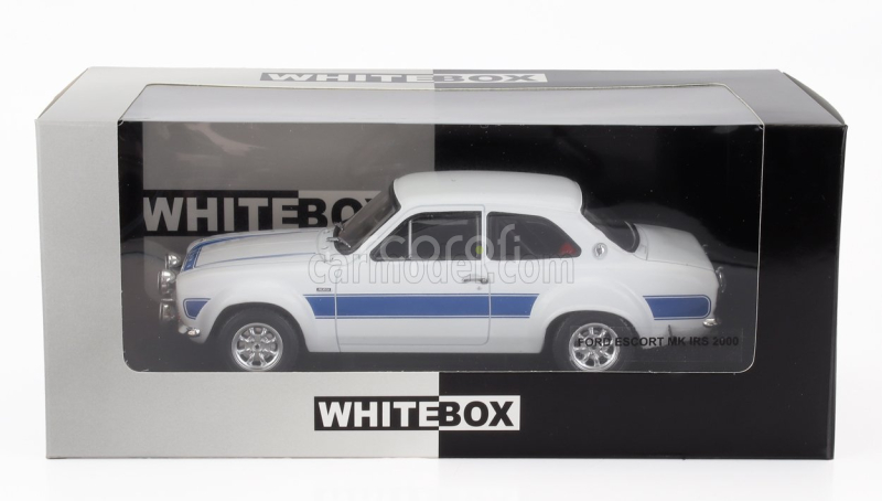 Whitebox Ford england Escort Mki Rs 2000 1973 1:24 Bílá Modrá