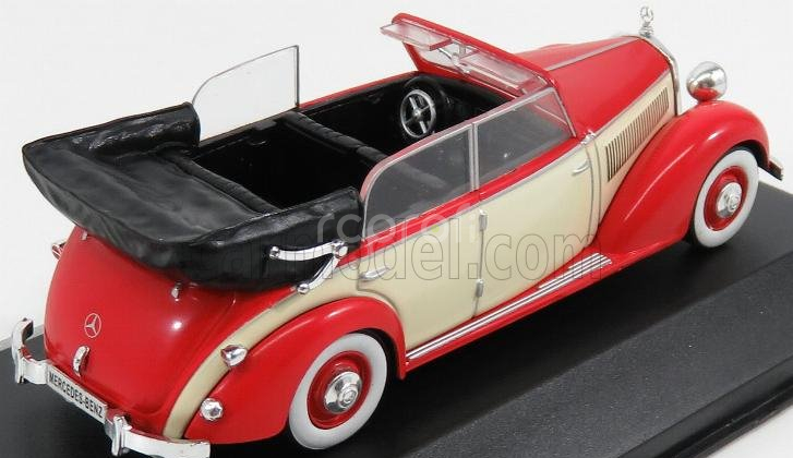 Whitebox Mercedes benz 230 (w153) Cabriolet 1940 1:43 Ivory Red