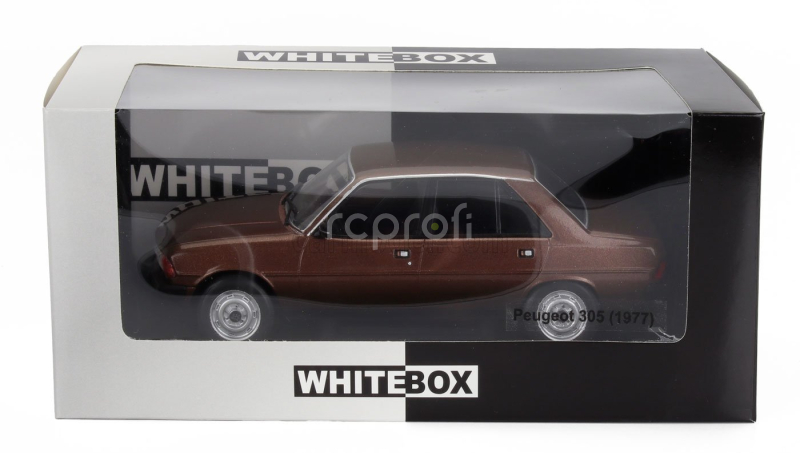 Whitebox Peugeot 305 1977 1:24 Tmavě Hnědá Met