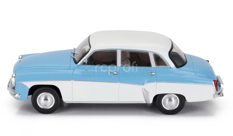 Whitebox Wartburg 312 1965 1:24 Světle Modrá Bílá