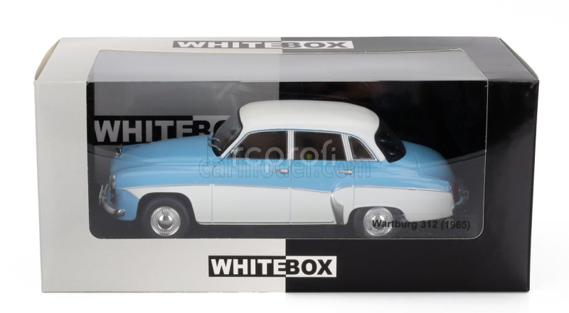 Whitebox Wartburg 312 1965 1:24 Světle Modrá Bílá