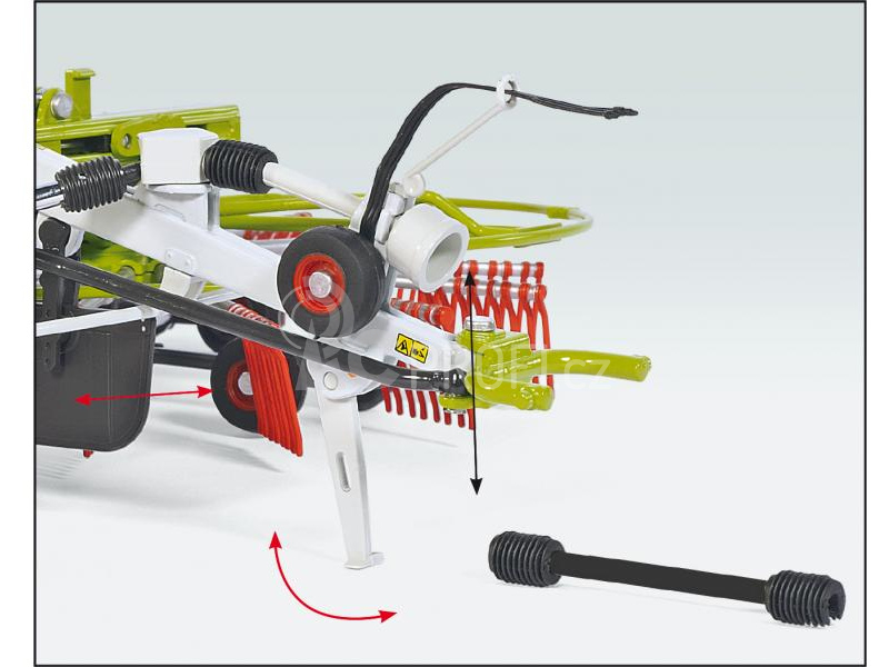 Wiking Claas Liner 2600 1:32 - shrnovač píce