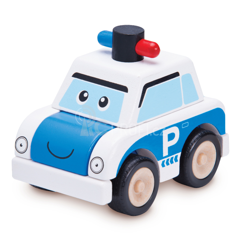 Wonderworld Dřevěné mini policejní auto