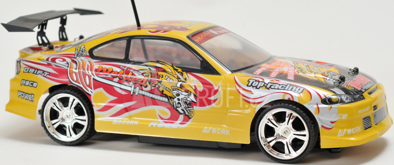 RC auto Speed drift IIIC, žlutá