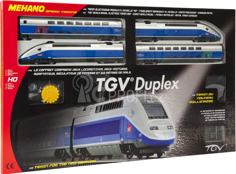 MEHANO Speed train TGV DUPLEX