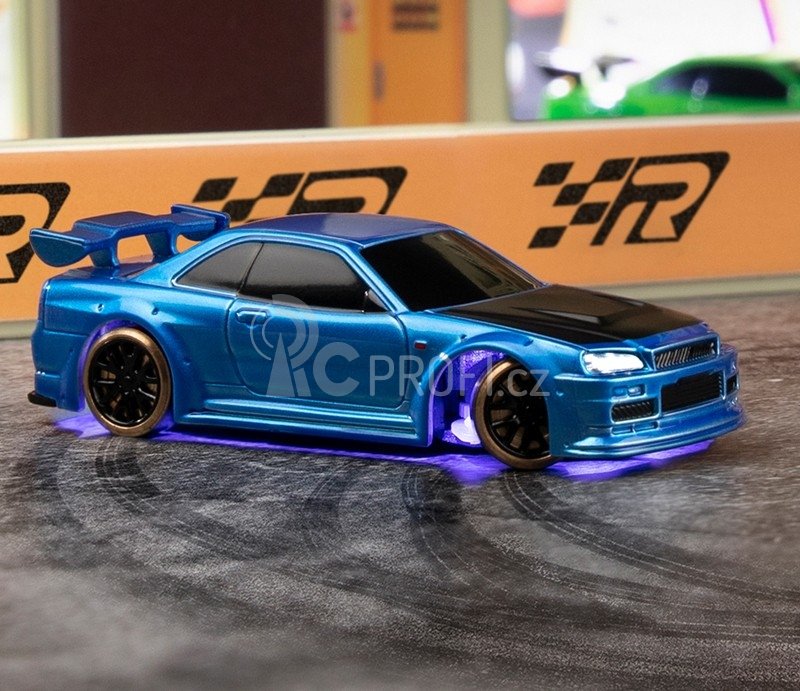 1/76 C64 DRIFT RC Car RTR (modrá metalíza)