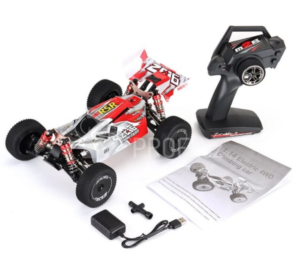 RC buggy WL Toys Evolution, červená