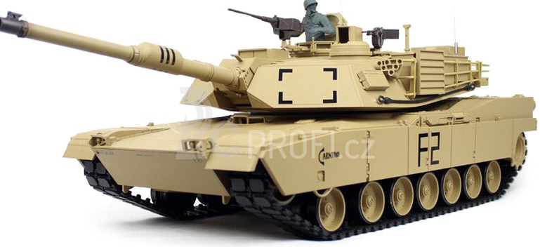 RC tank M1A2 Abrams 1:16 BB, písková