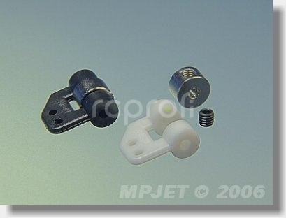 2260W Ovládací páka náhonu křidélek pr.2mm Bílá 2 ks
