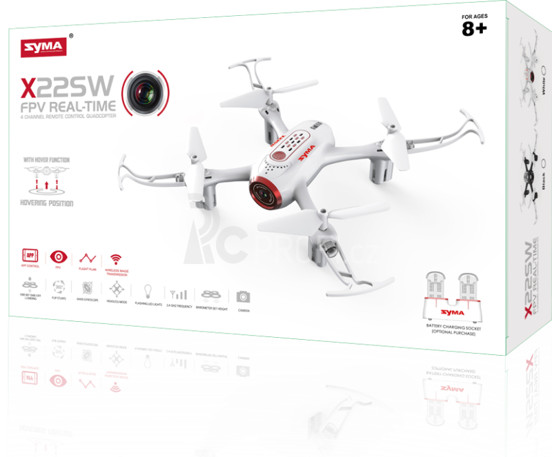 Dron Syma X22SW, bílá